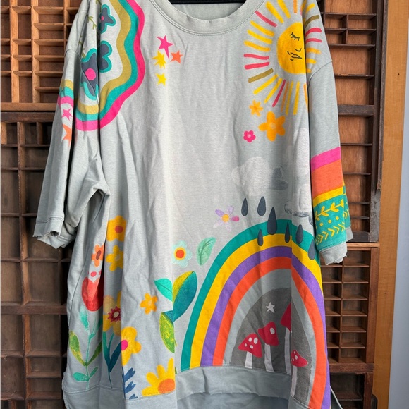 NATURAL LIFE Tops - Colorful Kids Graphic Shirt